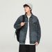 Xiaoxiangfeng Denim Spring Loose Fashion Brand Workwear Jacket Men's Trend Plus Size American Top_mkmklike.com
