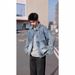 American For Men In Spring Autumn, With A And Stylish Design. High Street Trendy Brand Workwear Denim Jacket_mkmklike.com