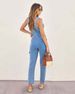 Women's Clothing Spring And Summer Casual Hipster Washed Denim Overalls _mkmklike.com