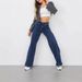 Women's High-Waisted Wide Leg Jeans Casual Summer Style European American Floor Length Cotton Denim Office Lady Street Fashion_mkmklike.com