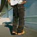 Men's Clothing Men's Versatile Loose Straight Leg Jeans Multi Pocket Cargo Pants Trendy For Formal & Casual_mkmklike.com