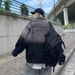 Loom Turn-down Collar Jacket For Men, Autumn Loose Gradient Workwear, Brand, European And American Street Style, Streetwear_mkmklike.com