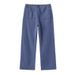 Vintage Workwear Blue Jeans Baggy Fit Straight Leg Denim Pants for Men with Utility Pockets_mkmklike.com