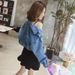K Short Denim Jacket For Women; Loose Denim Coat That Goes With Everything_mkmklike.com