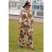 Women's Clothing new long-sleeved leisure vacation two-piece suit INS loose printed pocket solid suit_mkmklike.com