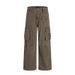 Fashion High Workwear Wide-Leg Pants Youth Men Trendy Hip-Hop Street Multi-Pocket Straight-Leg Jeans_mkmklike.com