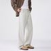 Men's Clothing & Archer0603 & Autumn Cleanfit White Loose Casual Wide Leg Pants, Versatile Straight Leg Jeans For Men_mkmklike.com