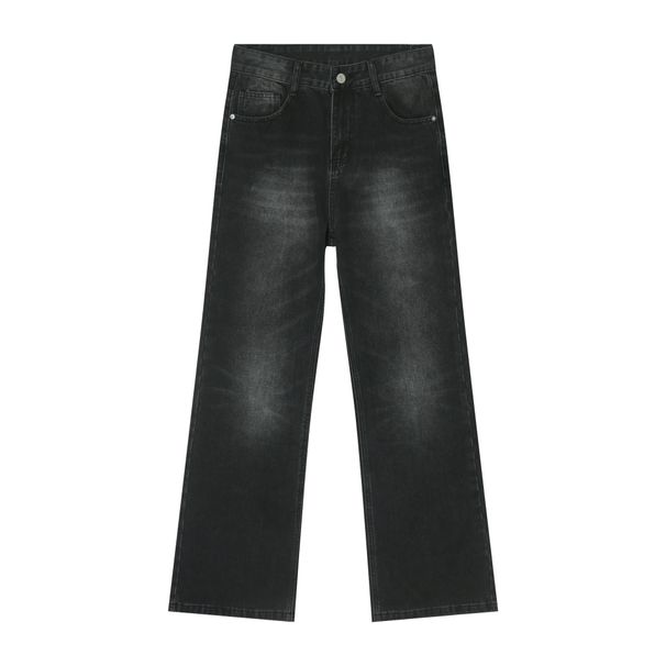 EF JEANS | 2023 Summer New Product, Casual Loose Straight Retro Hong Kong Style Mopping Denim Trousers For Men And Women_mkmklike.com