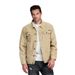 Men's Slim Fit White Denim Jacket - Classic Streetwear Coat With Washed Finish, Lightweight & Stylish, Trendy Fall Winter Outerwear For Teens_mkmklike.com