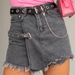 Women's Clothing Dress High Waist Denim Shorts Skirt With Stitching_mkmklike.com