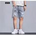 Men’s Slim-Fit 5-Inch Denim Shorts – Lightweight & Stylish Summer Casual Shorts (Sizes 28-34)_mkmklike.com