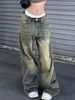 Trendy Girl Closet Trendy Girl Closet Cross-Border European And American 2025 New Street Style Vintage Wide-Leg Jeans Women Loose_mkmklike.com