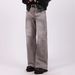 Vintage Washed Gray Denim Pants – Oversized Straight-Leg Jeans For Men & Women (S-3xl) Anti-Stiffness Washes_mkmklike.com