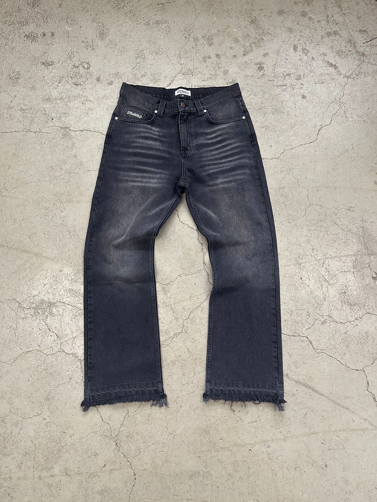 Men's Retro Washed Distressed Y2K High Street Trendy Ins Simple Fashion Jeans_mkmklike.com