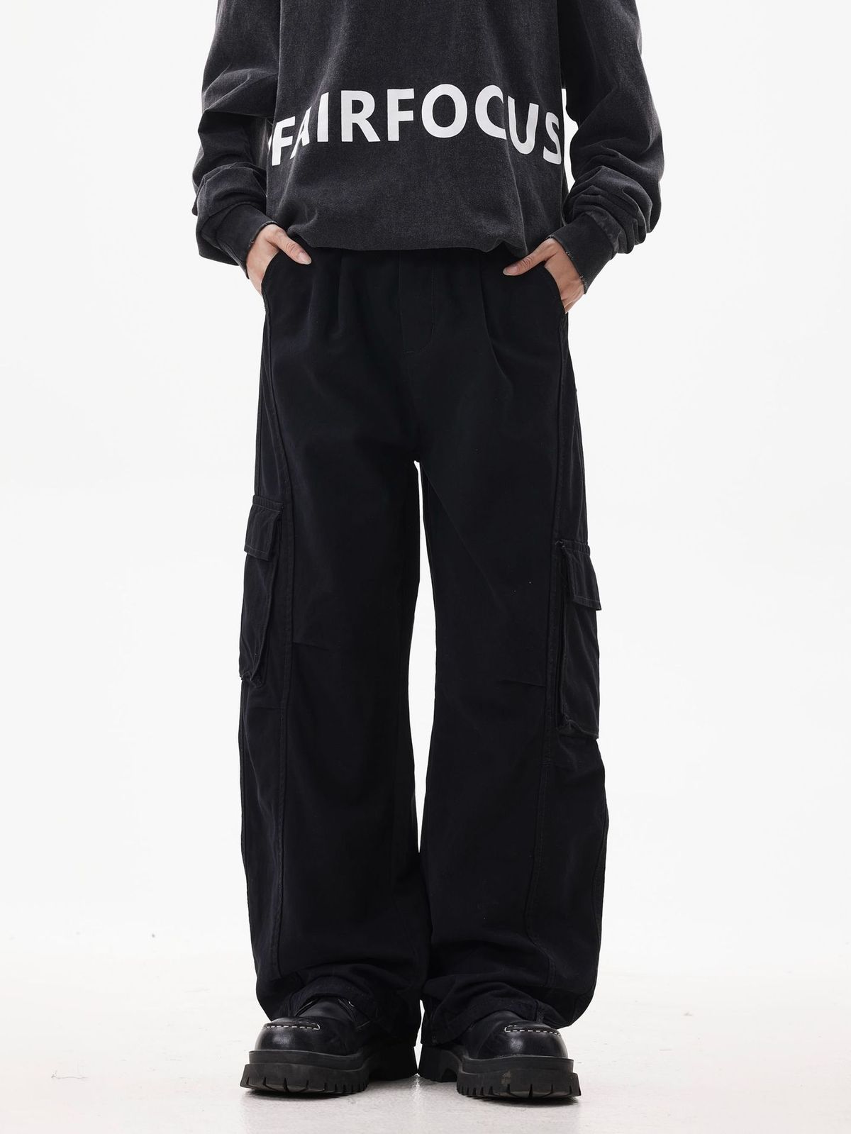 Men's Retro Vintage Workwear Jeans Loose Casual Deconstructed Distressed Straight Leg Pants Wear & Archer0603 American Style_mkmklike.com
