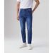 Summer Trendy Premium Denim Jeans For Men Stretch Slim Fit Tapered Leg Pants Midweight Skinny Cropped Mid Waist Polyester_mkmklike.com