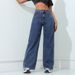 Women's Slimming High-Waisted Washed Denim Pants – Straight Leg Loose Fit Stretch-Free Jeans (XS-XXL, Light Blue/Dark Blue/Black)_mkmklike.com