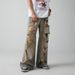 Vintage Distressed Ripped Jeans For Men & Women – Slimming Straight Leg, Retro High Street Style, Unisex Comfort Fit_mkmklike.com