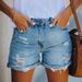 Women's Clothing Ripped Straight Pants Women's Denim Shorts Women Spot_mkmklike.com
