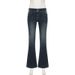 Vintage Y2k Flared Jeans Retro Button-up Low Rise Casual Denim Pants Harajuku 2000s Trousers Basic Aesthetic Mom Jeans_mkmklike.com