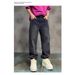 Men's Clothing Men's Style Straight Leg High Street Jeans All Over Jacquard Design Trendy And Cool Niche Denim Pants_mkmklike.com