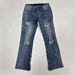 Men's Trendy Casual Distressed Washed Jeans Midweight Straight Pants With Zipper Design Softener Fabric_mkmklike.com