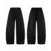 Men's Cleanfit Black Jeans - Streetwear Relaxed Fit With 3D Tailoring & Unique Curve Design_mkmklike.com