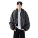 American Retro Baseball Men, Loose Casual Short Hooded PU Leather Design Texture Jacket For Spring And Autumn_mkmklike.com