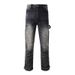 Men's Clothing High Street Multi Pocket Men's Jeans Lumberjack Men's Straight Jeans Men's Distressed Retro Overalls 1328_mkmklike.com