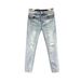 Men's Clothing Summer Heavy Wash Retro Distressed Ripped Jeans Men's Trendy Brand Handsome Scraped Slim Fit Skinny Nine Point Pants_mkmklike.com