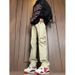 Nordmann American Retro Mud Yellow Jeans For Men, Spring And Autumn Straight Loose Pants, Trendy High Street Versatile Cool_mkmklike.com