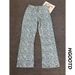 Letter Jacquard Curved Blade Jeans Men's Summer Trendy Brand Vibe Pants American High Street Straight Leg Slightly Flared Trousers_mkmklike.com