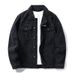 Men's Clothing Trendy Brand High End Jacquard Denim Jacket for Boys Loose and Handsome Casual Jacket Tops_mkmklike.com