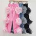 Floral Cutout High-Waisted Wide-Leg Pants - Trendy Pink Distressed Denim Palazzo Pants_mkmklike.com