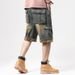 Foreign Trade Cross-border Jeans Men's High-quality European And American Skateboard Shorts Fattened Plus Size Hip-hop Heavy Shorts Men's Tide_mkmklike.com