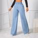 European And American Style High-Waisted Wide-Leg Denim Jeans for Women Loose Retro Drapey Straight Leg Trousers New Summer Fashion_mkmklike.com