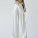 White Wide-leg Jeans Women's 2026 New High-waisted Pleated Loose And Thin Hip Drape Mopping Straight Pants_mkmklike.com