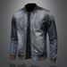 Pulse Pulse High-End Retro Stand Collar Trendy Brand Spring Autumn New European And American Motorcycle Jacket Men's Stylish Denim_mkmklike.com