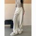 ng2510292 Ng2510292 2025 Autumn Chic Design High-Quality Jacquard Denim For Women, Ins Straight-Leg Slimming Versatile Wide-Leg Pants_mkmklike.com