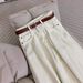 Fleece-Lined Straight Leg Jeans For Women – High Waist | Cream Beige | Winter Warmth | Relaxed Fit | Pleated Wide Leg | S-XXL_mkmklike.com