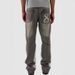 Vintage Patchwork Denim Jeans For Men – Distressed Washed Straight-Leg Hip-Hop Pants With Raw Hem & Streetwear Style_mkmklike.com