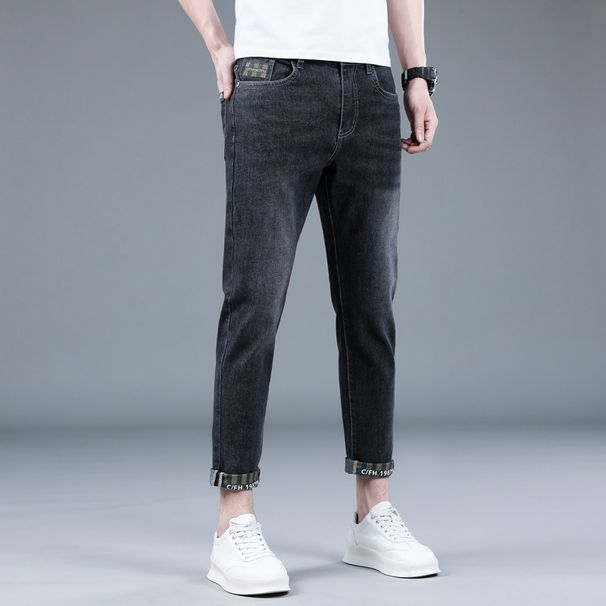 Women's High-Waisted Relaxed Fit Jeans - Stretchy Cotton Harlem Pants With Tapered Leg For Casual Comfort_mkmklike.com