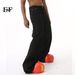 EF JEANS | 2024 New High Street Vintage Old Wide Leg Pants Mopping Jeans Tide Straight Loose Black_mkmklike.com