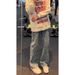 Men's Clothing Slim Fit Curved Flare Jeans Jacquard All Over Print New Spring Autumn Trendy Long Pants The Fashion-Forward Individual_mkmklike.com