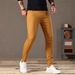 Men's Stretch Denim Jeans Business Casual Brown Trousers Style Cycling in Stock Other Styles Available_mkmklike.com