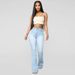 Women's Classic High-Waisted Slim Fit Denim Trousers Bulk Discounts Available_mkmklike.com