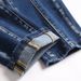 Men's Slim Fit Skinny Jeans Ripped Zipper Color Block Whiskering High Waist Straight Leg European American Trendy Casual Jeans_mkmklike.com