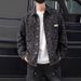 Men's Clothing Full Print Shirt Jacket Trendy Casual Lapel Trendy Youth Denim Jacket_mkmklike.com
