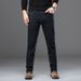 Winter Velvet Thickened Jeans Men's Middle-aged Straight Business Jeans Men's Elastic Warm Dad Pants_mkmklike.com
