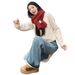 Women's Clothing High-Waisted Retro Blue Straight Leg Jeans Women's Fleece Lined Wide Leg Pants Winter New Style Light Colored_mkmklike.com